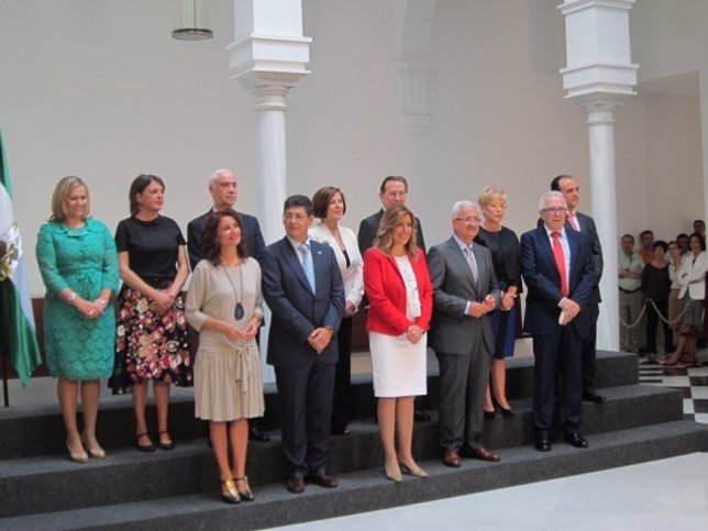 Miembros del Consejo de Gobierno de la Junta de Susana Díaz