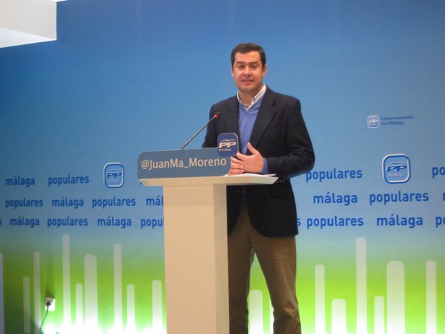El presidente del PP andaluz Juanma Moreno Bonilla