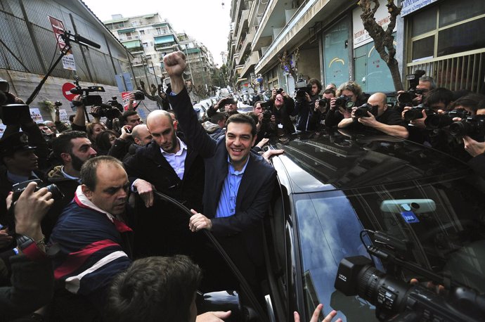 El líder de SYRIZA, Alexis Tsipras