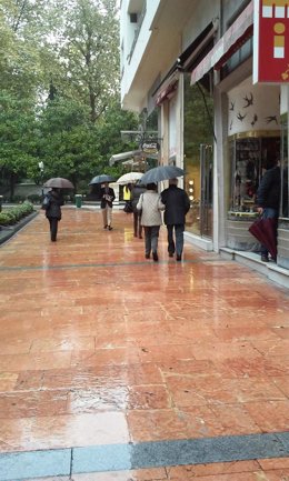 Lluvia en Oviedo, invierno, frío, lluvia, precipitaciones