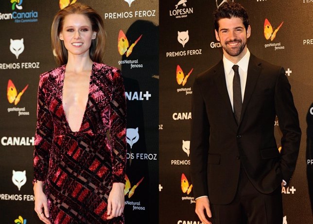 Manuela Vellés y Miguel Ángel Muñoz, su 'matrimoniada' en los Premios Feroz