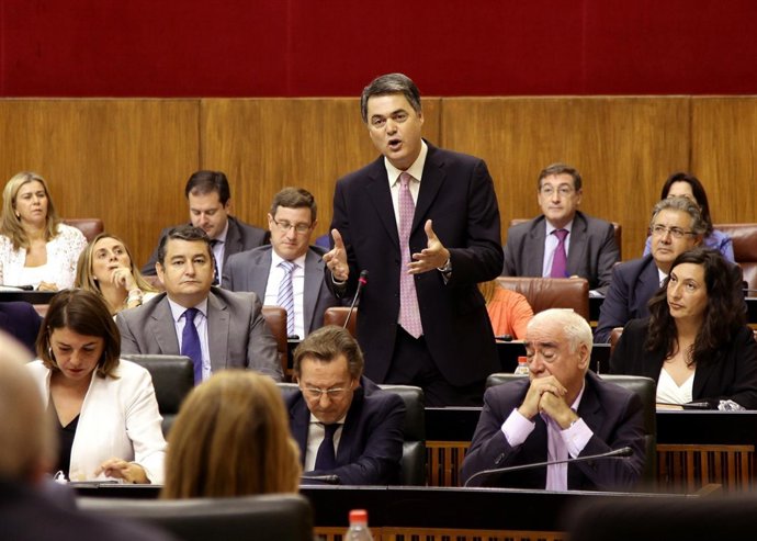 Carlos Rojas, en la sesión de control