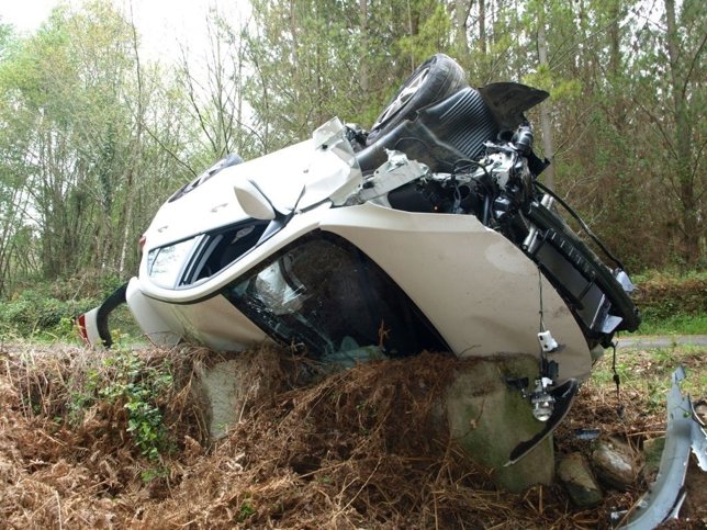 Coche de un siniestro investigado en Lugo      