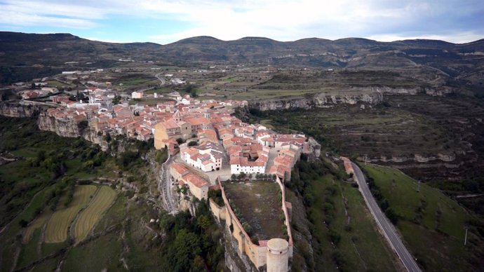 Vista aérea de Cantavieja (Teruel)