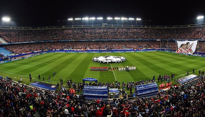 El Vicente Calderón en los octavos de Champions