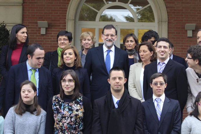 Rajoy preside la firma de un convenio con la Fundación Síndrome de Down