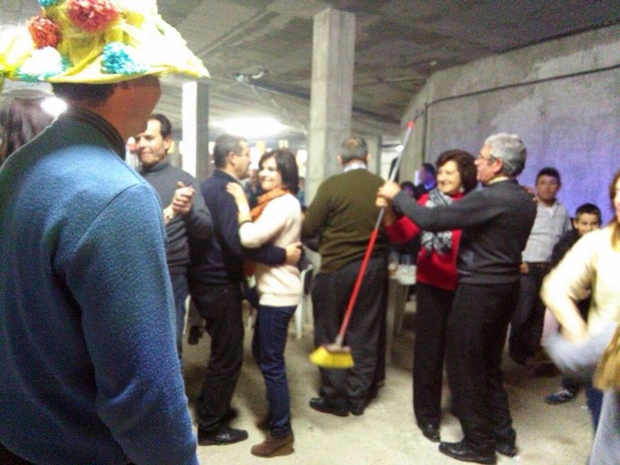 Celebración de la fiesta de los Tontos de Lojilla