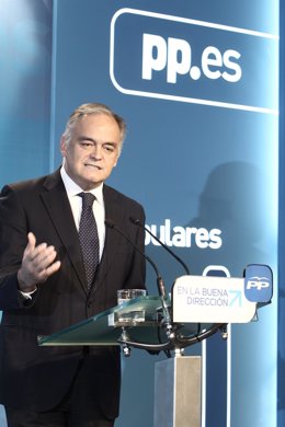 Esteban González Pons, vicesecretario general de Estudios y Programas del PP