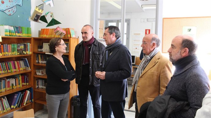 Espadas en una de las bibliotecas.