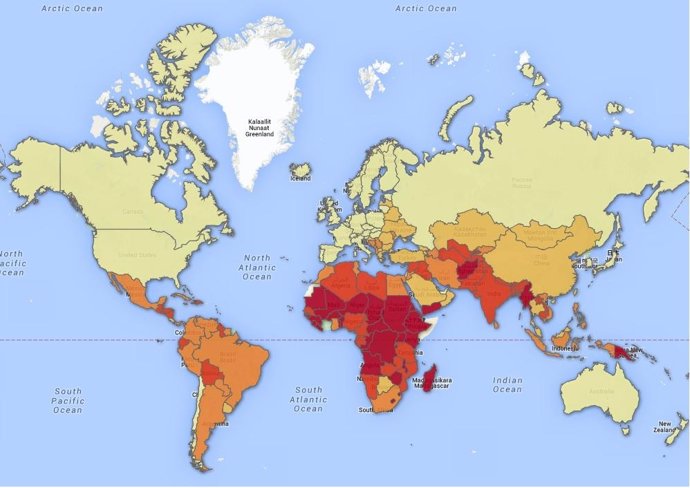 Qué países tienen más riesgo de sufrir los efectos del cambio climático