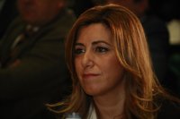 Susana Díaz asegura que si los andaluces le dan una "mayoría holgada" estará los cuatro años de legislatura