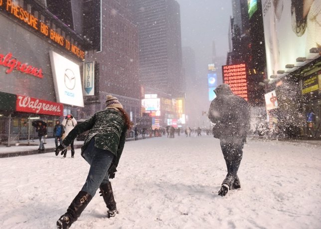 La nevada histórica de Nueva york las mejores imágenes 