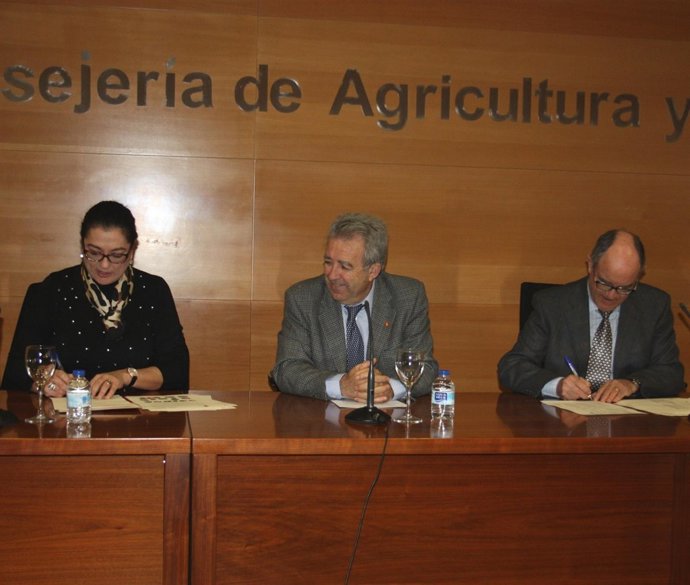 De izda a dcha. Esher Gómez, Antonio Cerdá y Adrián Martínez