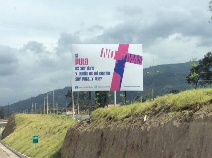 Campaña contra el feminicidio en Ecuador