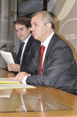 Los consejeros Roberto Bermúdez de Castro y Javier Campoy.