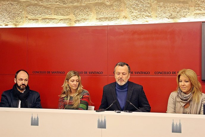 Siro González, Lucía Freitas, Agustín Hernández y Reyes Leis