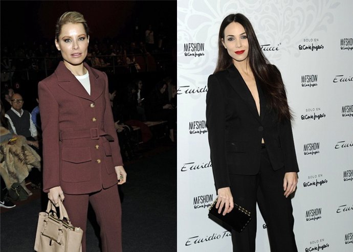 Soraya o nerea garmendia incondicionales en el desfile de emidio tucci 