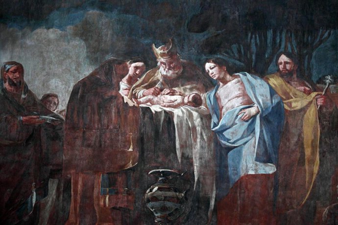 Una de las obras de Goya en Aula Dei