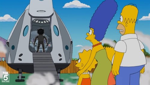 Los Simpson se burlan del CEO de SpaceX
