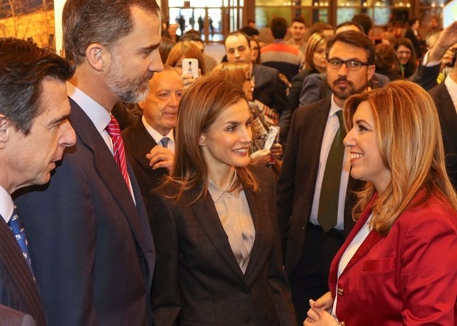 Felipe y letizia en fitur 2015