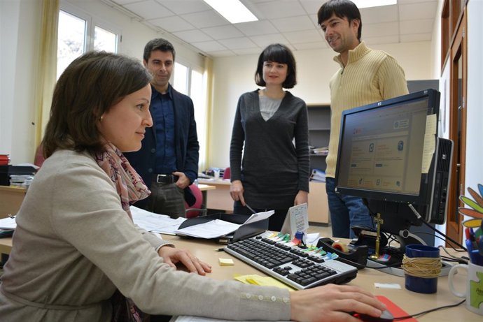 En la imagen, Luis Alarcón, Pablo Rosique, Raquel Abadías e Isabel Sánchez
