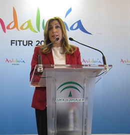 Susana Díaz, hoy ante los medios
