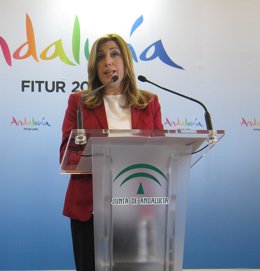 Susana Díaz, hoy ante los medios