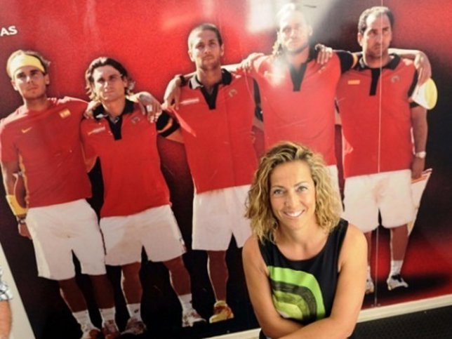 Gala León capitana Copa Davis