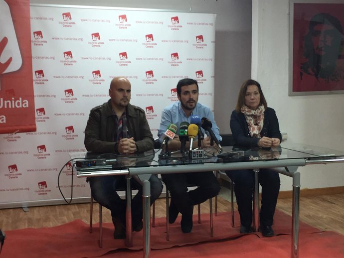 Alberto Garzón en Las Palmas de Gran Canaria