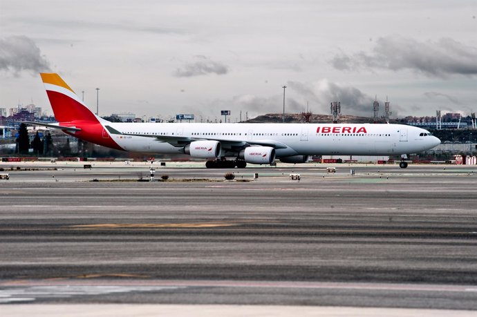 Avión de Iberia de largo radio