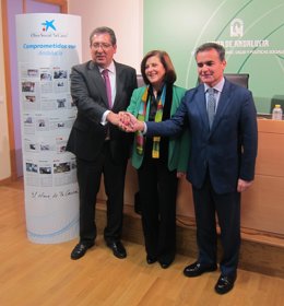 Presentación del Programa de Ayudas de 'La Caixa' y Fundación Cajasol