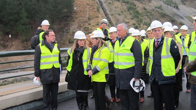 Oregi y Pastor en las obras del TAV en Bergara