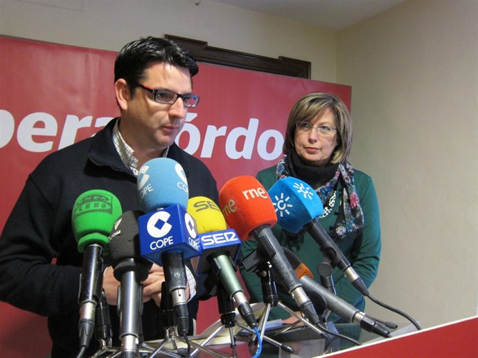 García y Córdoba en la rueda de prensa
