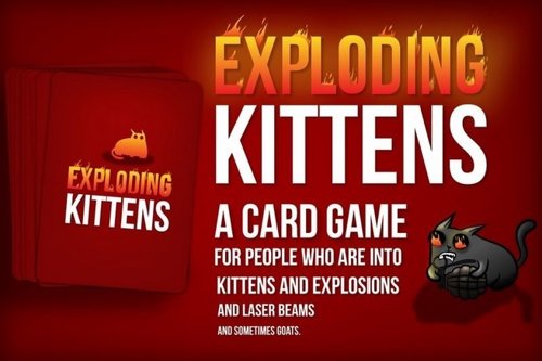 El juego 'Exploding Kittens' se convierte en el proyecto más apoyado de Kickstar