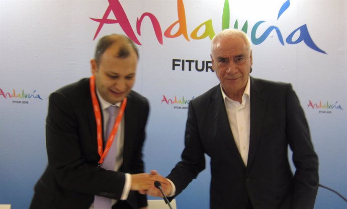 Halid Koca y Luciano Alonso, en Fitur