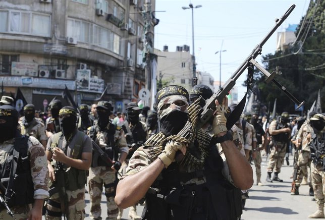 Militantes de la Yihad islámica palestina