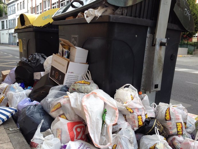 Huelga de la basura en Lugo, el 30 de junio