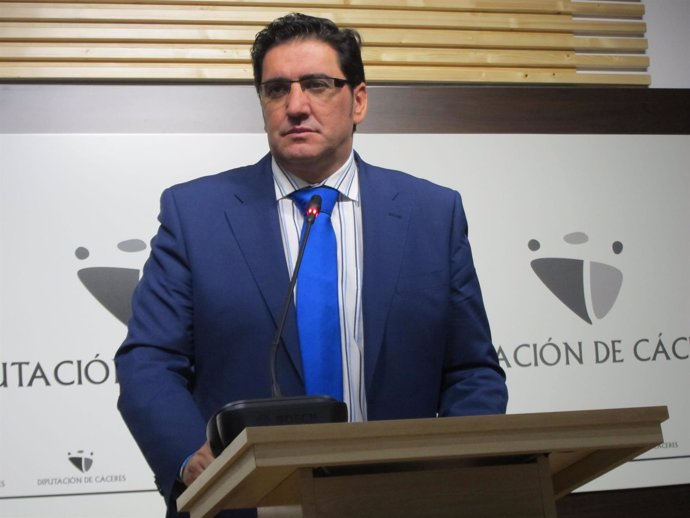 Saturnino López Marroyo, portavoz de la Diputación de Cáceres