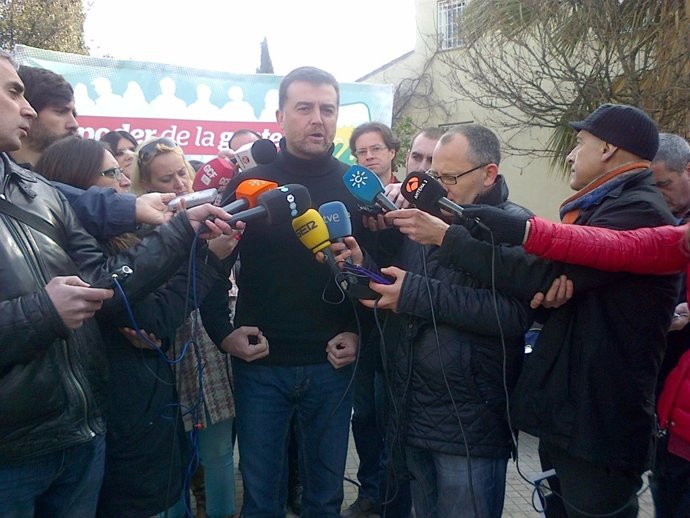  El Coordinador General De IULV-CA, Antonio Maíllo