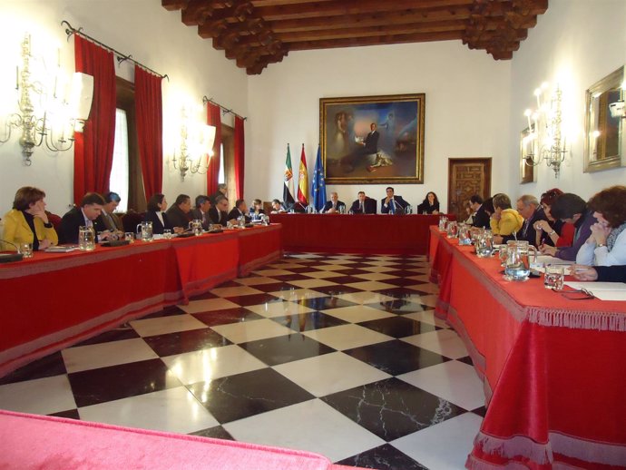 Pleno de la Diputación de Cáceres del mes de enero