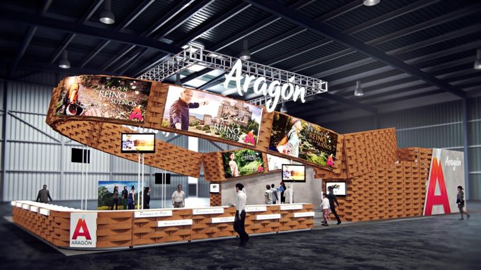 Stand de Aragón en Fitur