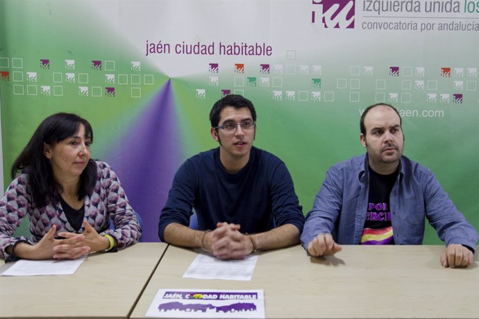 Representantes del Consejo Local de IU de Jaén
