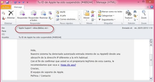Panda Security advierte de un nuevo ataque de phishing para usuarios de Apple ID