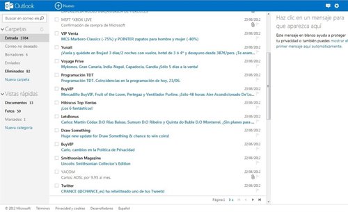 Correo electrónico Outlook de Microsoft