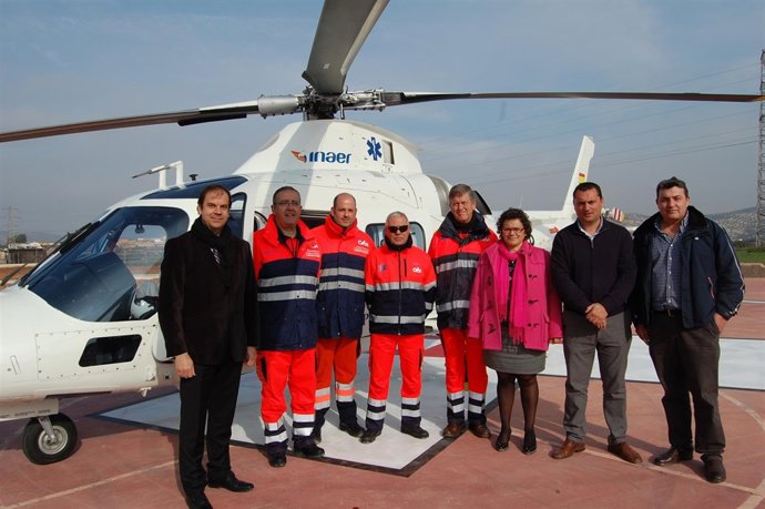 Los helicópteros ya pueden aterrizar en Badolatosa.