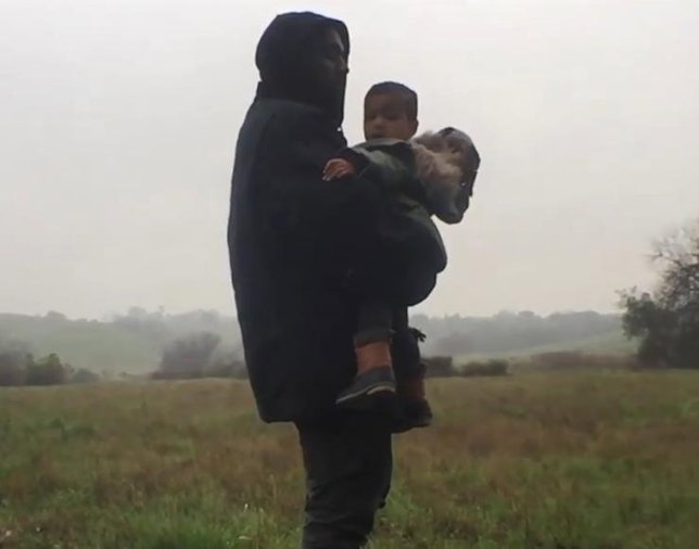 Kanye West con North West