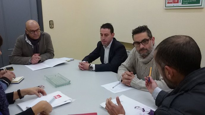 Reunión del PSOE local de Jaén con Abacares