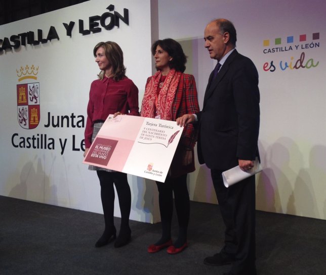 Alicia García, Borrego y García Nieto en Fitur. 