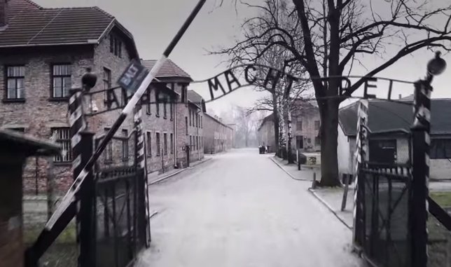 Auschwitz a vista de drone