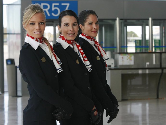 Tripulantes de cabina de Air Nostrum